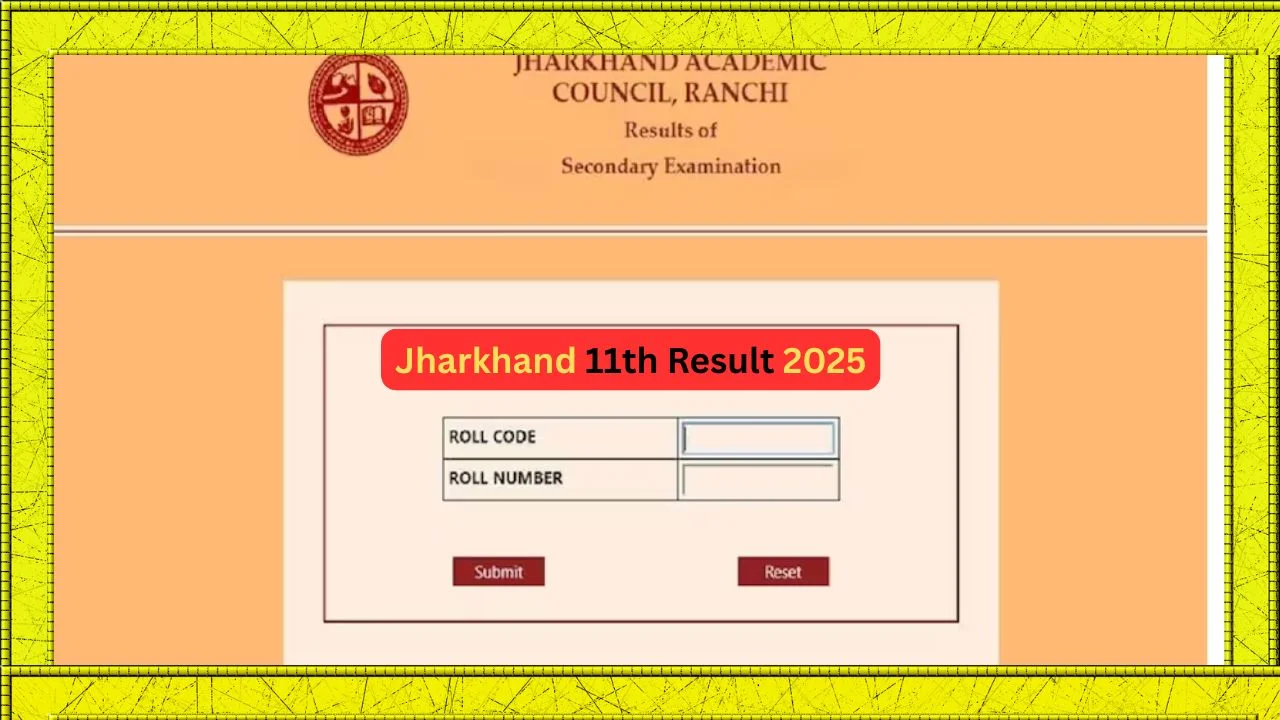 Jharkhand 11th Result 2025